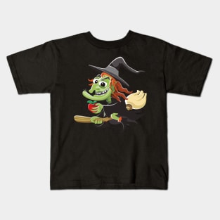 Witch offers you an apple Kids T-Shirt